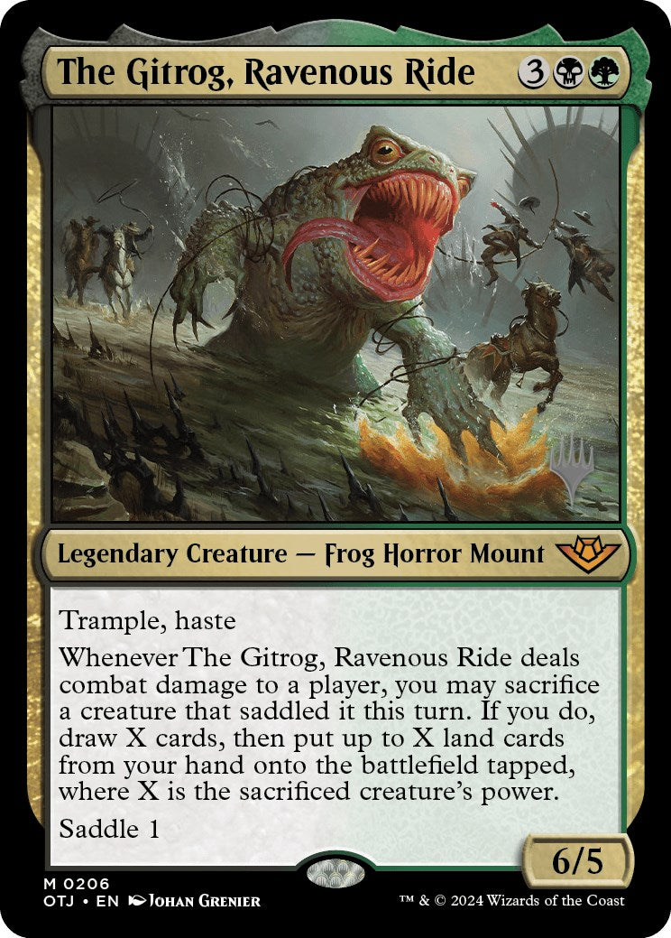 The Gitrog, Ravenous Ride (Promo Pack) [Outlaws of Thunder Junction Promos] | Anubis Games and Hobby
