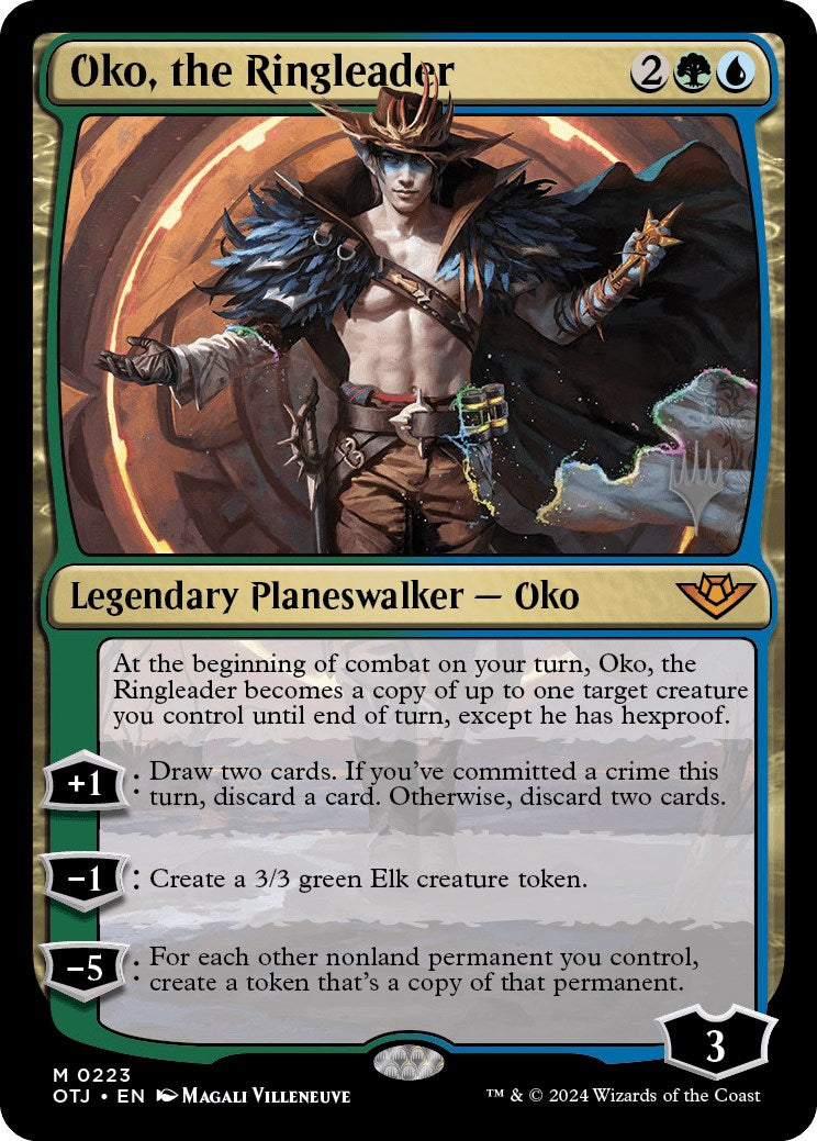 Oko, the Ringleader (Promo Pack) [Outlaws of Thunder Junction Promos] | Anubis Games and Hobby