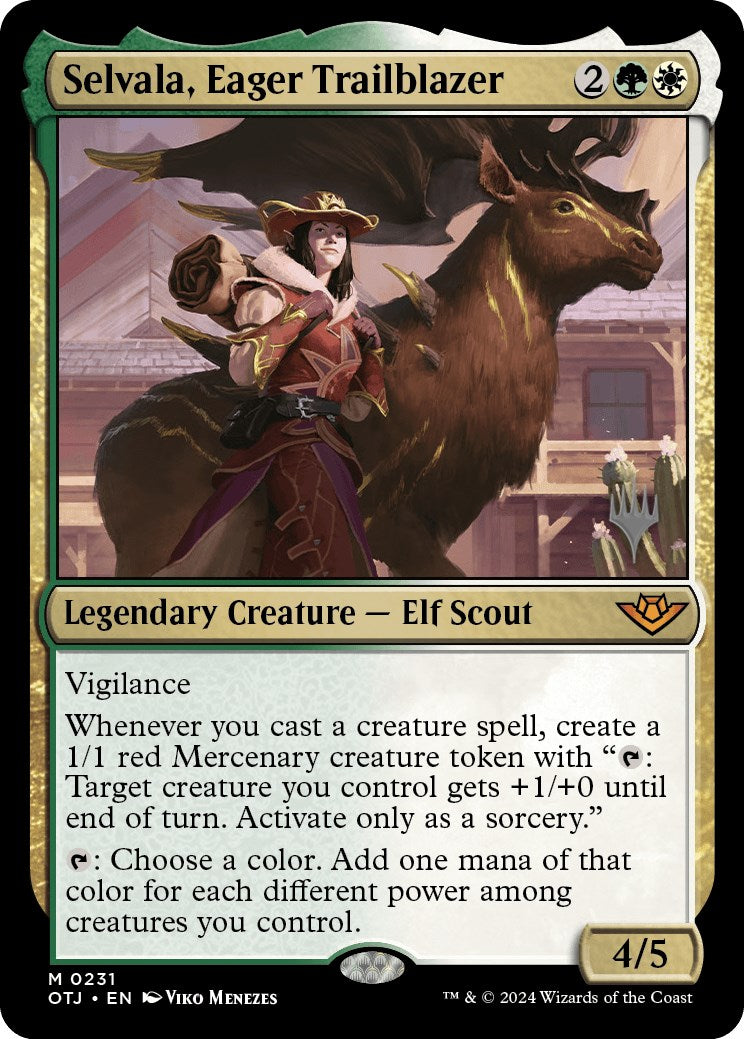 Selvala, Eager Trailblazer (Promo Pack) [Outlaws of Thunder Junction Promos] | Anubis Games and Hobby