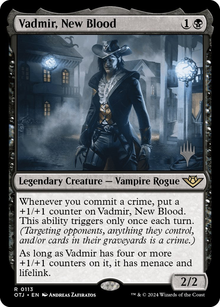 Vadmir, New Blood (Promo Pack) [Outlaws of Thunder Junction Promos] | Anubis Games and Hobby