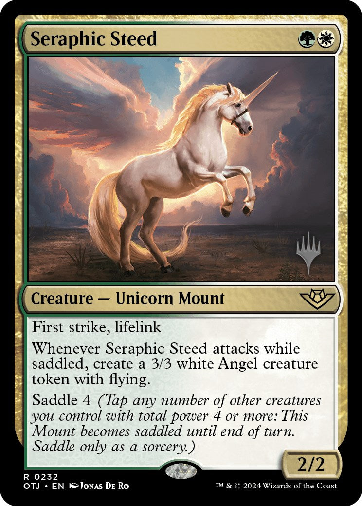 Seraphic Steed (Promo Pack) [Outlaws of Thunder Junction Promos] | Anubis Games and Hobby