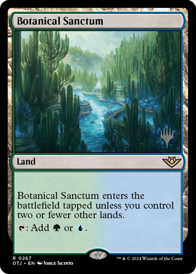 Botanical Sanctum (Promo Pack) [Outlaws of Thunder Junction Promos] | Anubis Games and Hobby