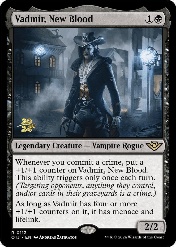 Vadmir, New Blood [Outlaws of Thunder Junction Prerelease Promos] | Anubis Games and Hobby