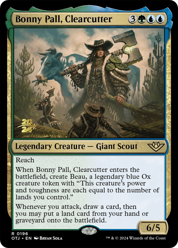 Bonny Pall, Clearcutter [Outlaws of Thunder Junction Prerelease Promos] | Anubis Games and Hobby