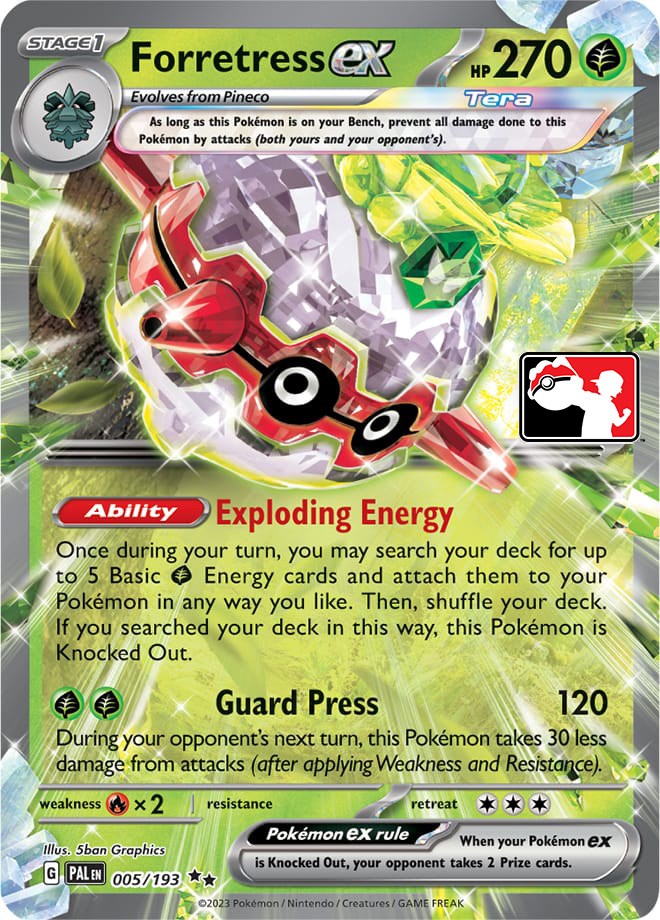 Forretress ex (005/193) [Prize Pack Series Four] | Anubis Games and Hobby