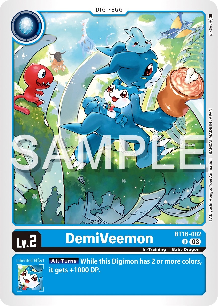 DemiVeemon [BT16-002] [Beginning Observer] | Anubis Games and Hobby