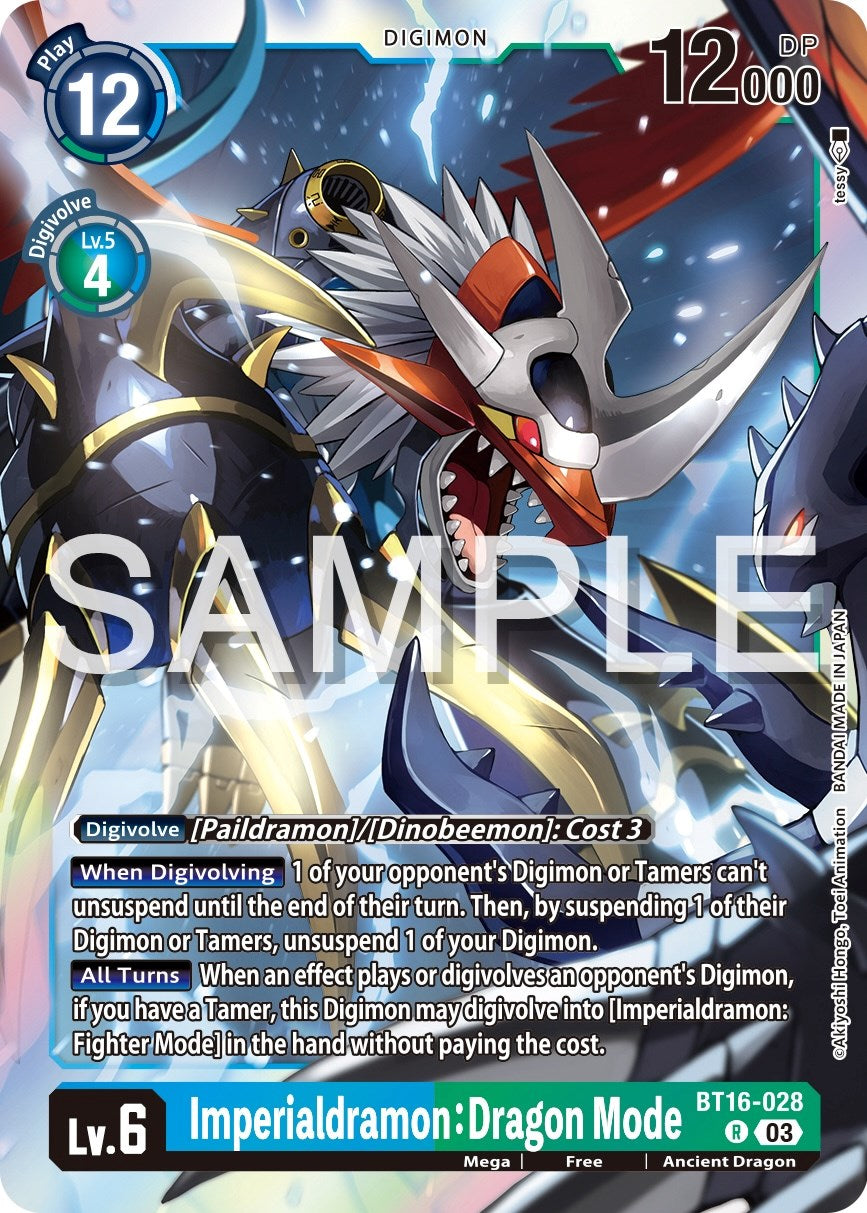 Imperialdramon: Dragon Mode [BT16-028] [Beginning Observer] | Anubis Games and Hobby