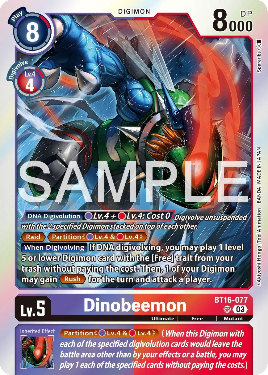 Dinobeemon [BT16-077] [Beginning Observer] | Anubis Games and Hobby