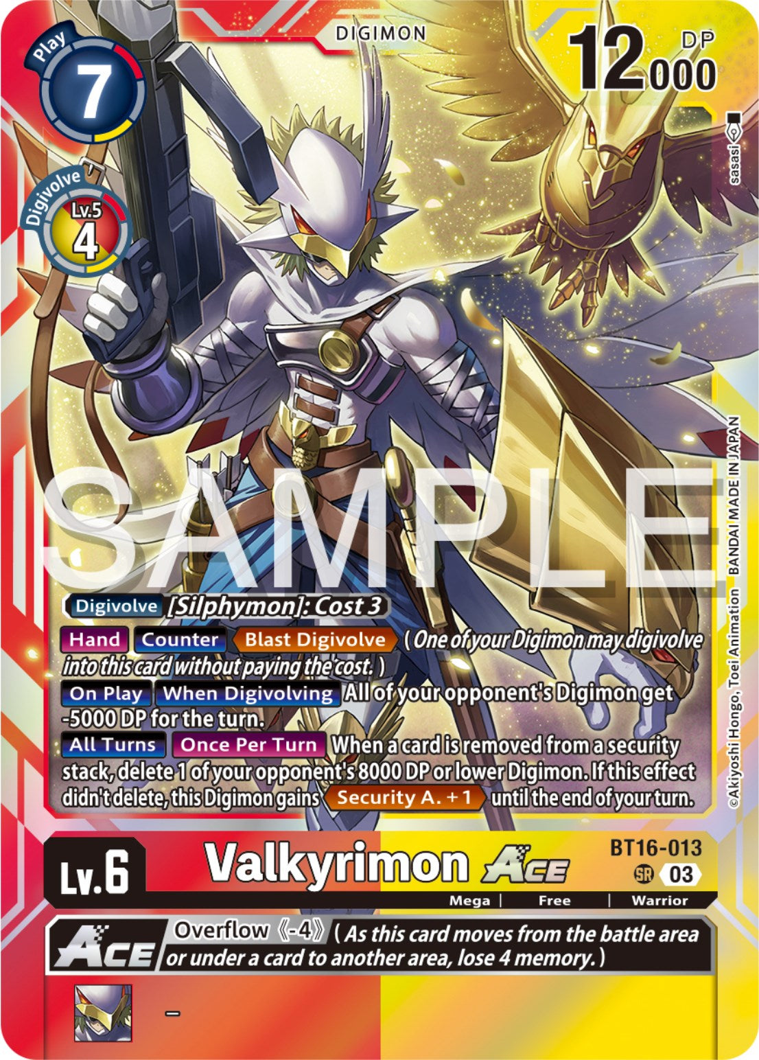 Valkyrimon Ace [BT16-013] [Beginning Observer] | Anubis Games and Hobby