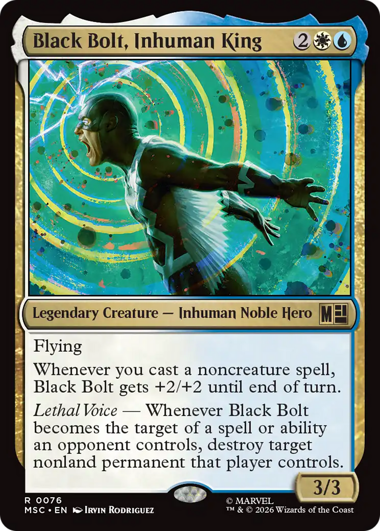 Black Bolt, Inhuman King [Marvel Super Heroes Commander] | Anubis Games and Hobby