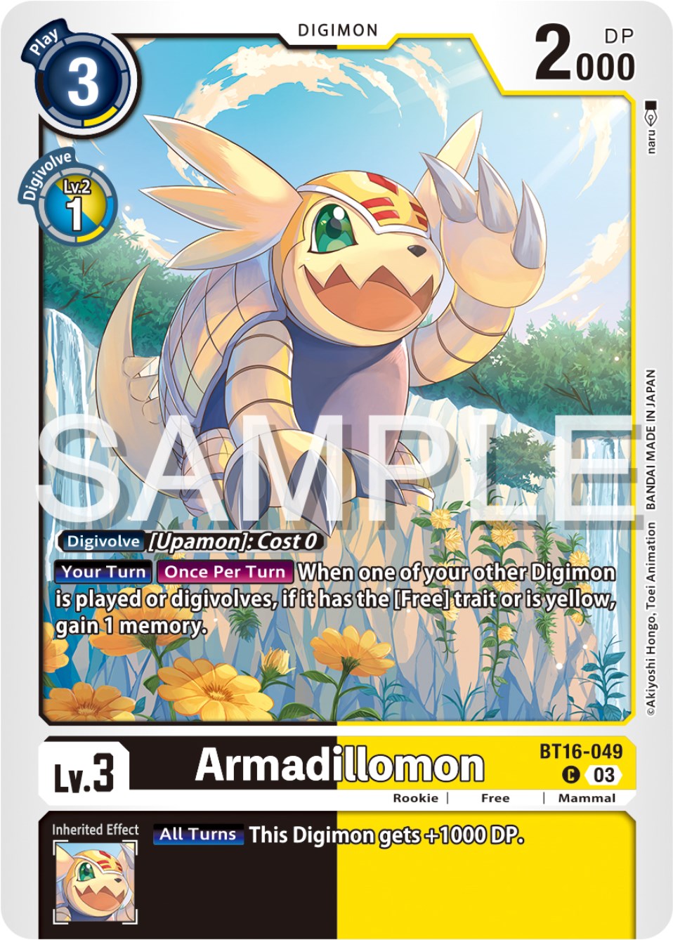 Armadillomon [BT16-049] [Beginning Observer] | Anubis Games and Hobby