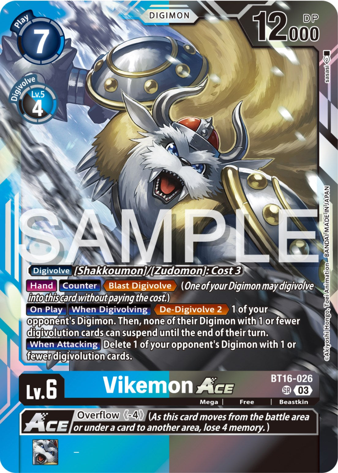 Vikemon Ace [BT16-026] [Beginning Observer] | Anubis Games and Hobby