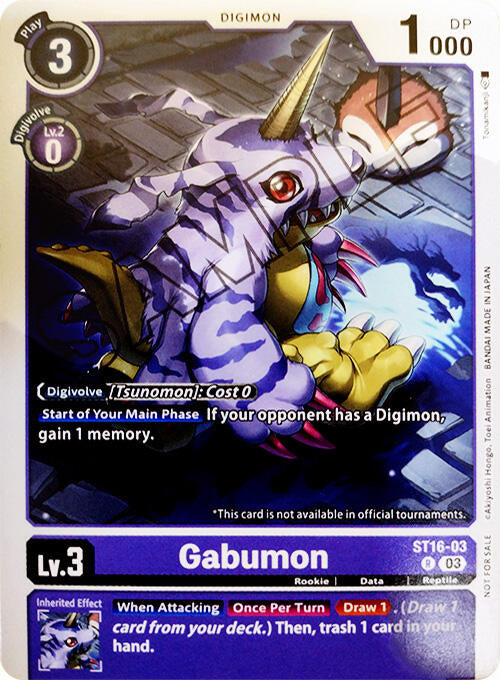 Gabumon [ST16-03] (Demo Deck Exclusive) [Starter Deck: Wolf of Friendship] | Anubis Games and Hobby