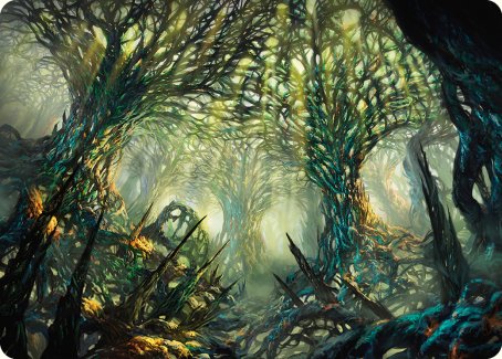 The Hunter Maze Art Card [Phyrexia: All Will Be One Art Series] | Anubis Games and Hobby