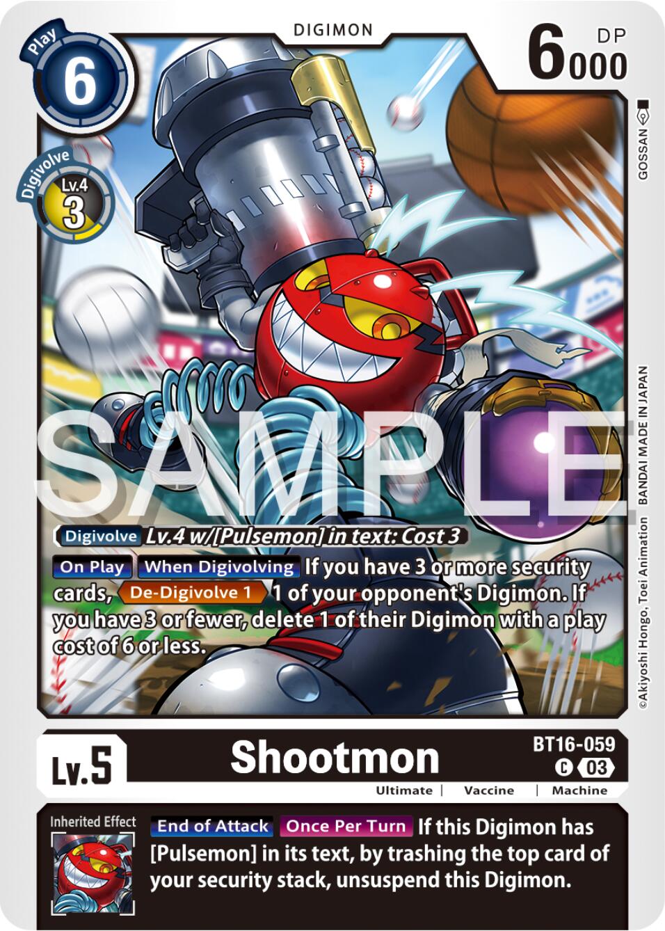 Shootmon [BT16-059] [Beginning Observer] | Anubis Games and Hobby