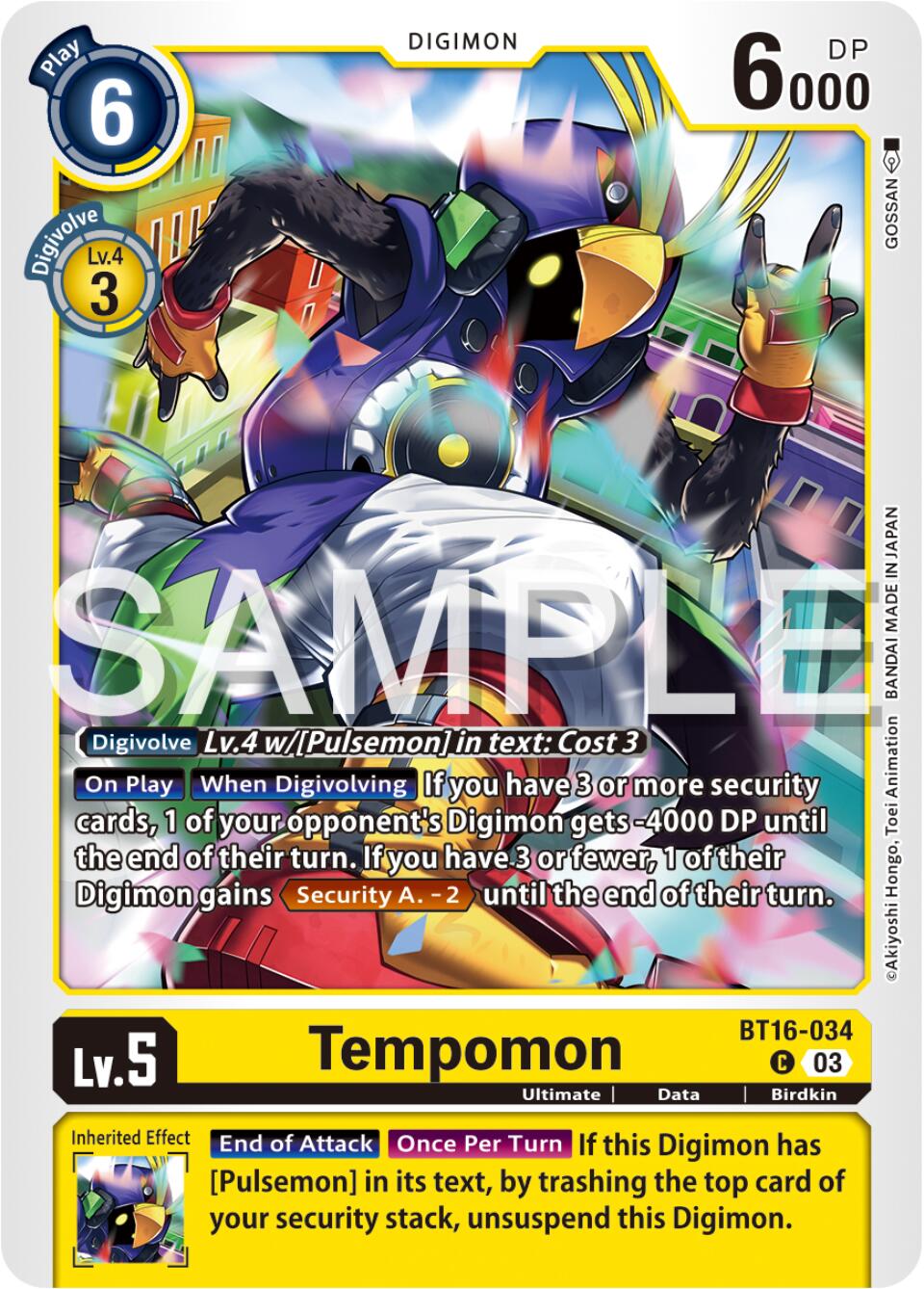 Tempomon [BT16-034] [Beginning Observer] | Anubis Games and Hobby