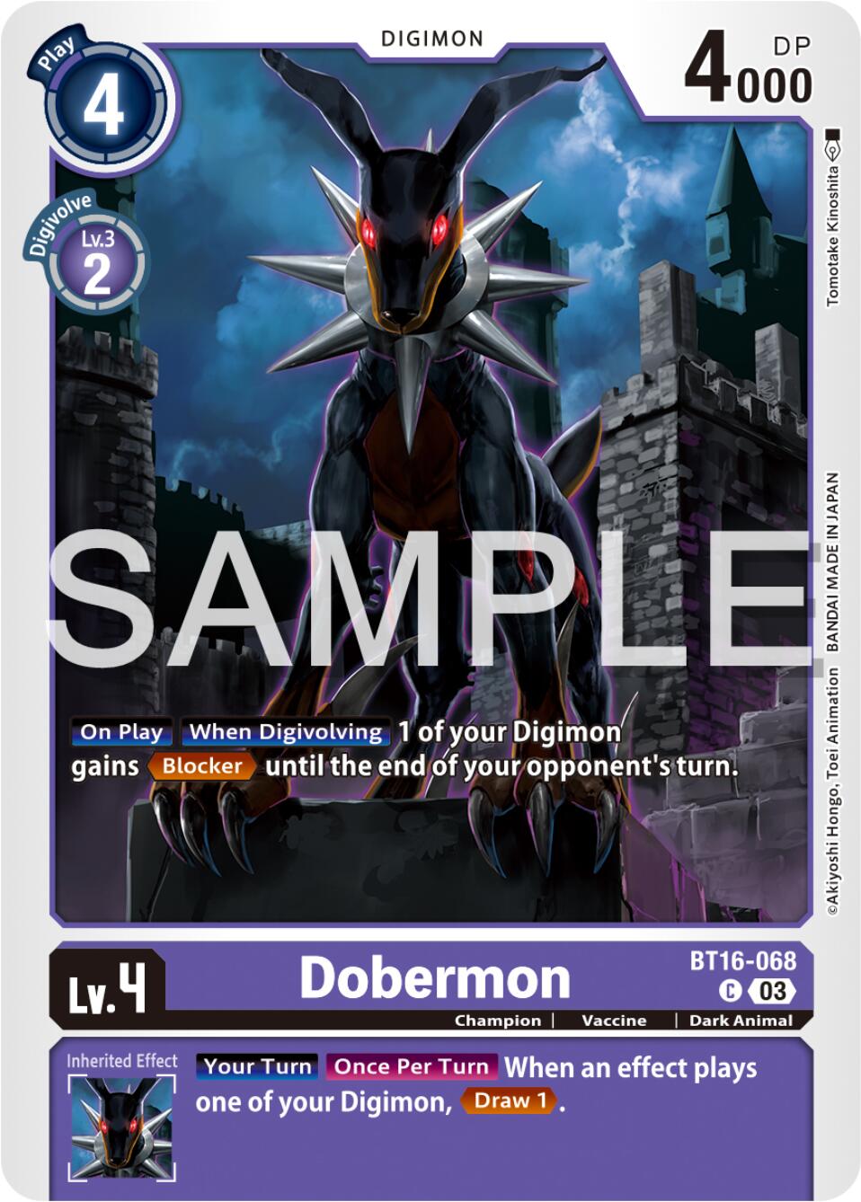 Dobermon [BT16-068] [Beginning Observer] | Anubis Games and Hobby