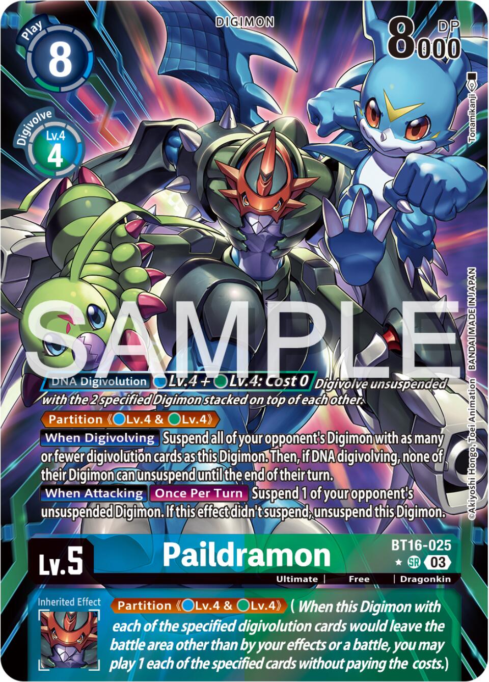 Paildramon [BT16-025] (Alternate Art) [Beginning Observer] | Anubis Games and Hobby