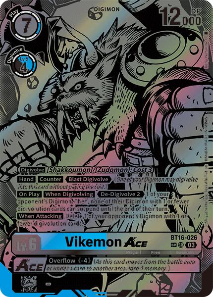 Vikemon Ace [BT16-026] (Textured) [Beginning Observer] | Anubis Games and Hobby