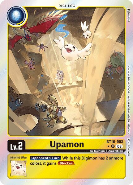 Upamon [BT16-003] (Box Promotion Pack: Beginning Observer) [Beginning Observer Promos] | Anubis Games and Hobby