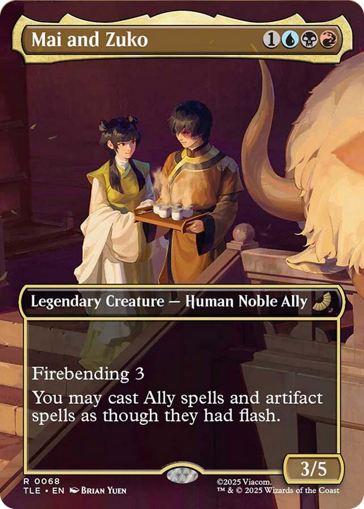Mai and Zuko (Borderless) [Avatar: The Last Airbender: Eternal-Legal] | Anubis Games and Hobby