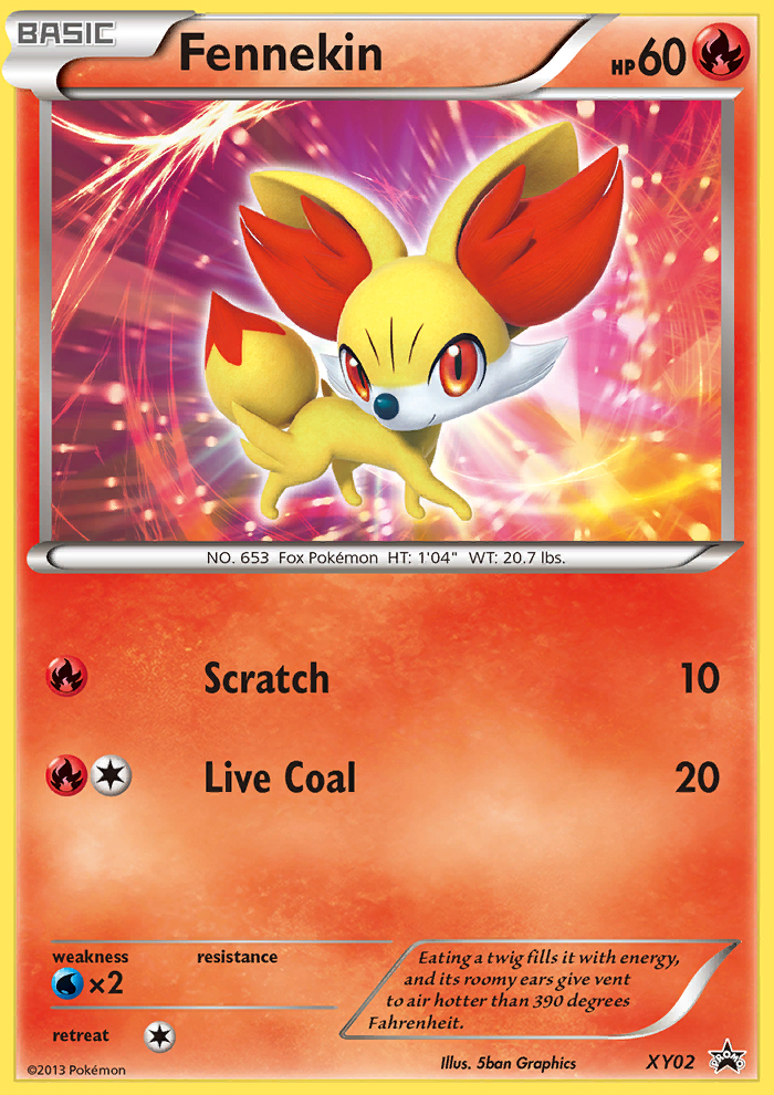 Fennekin (XY02) [XY: Black Star Promos] | Anubis Games and Hobby