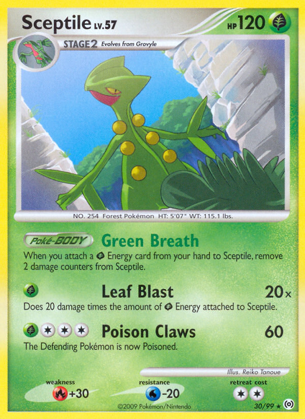 Sceptile (30/99) [Platinum: Arceus] | Anubis Games and Hobby