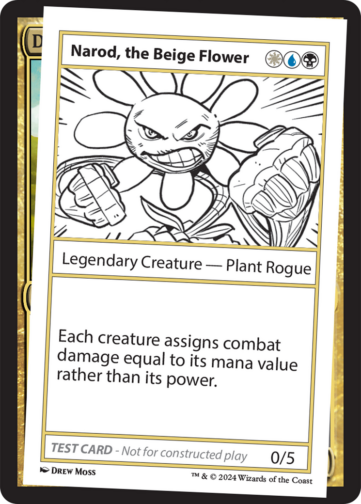 Narod, the Beige Flower [Mystery Booster 2 Playtest Cards] | Anubis Games and Hobby