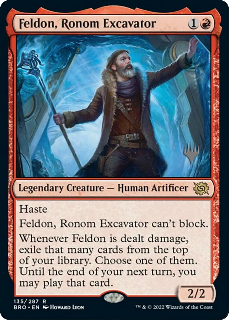 Feldon, Ronom Excavator (Promo Pack) [The Brothers' War Promos] | Anubis Games and Hobby