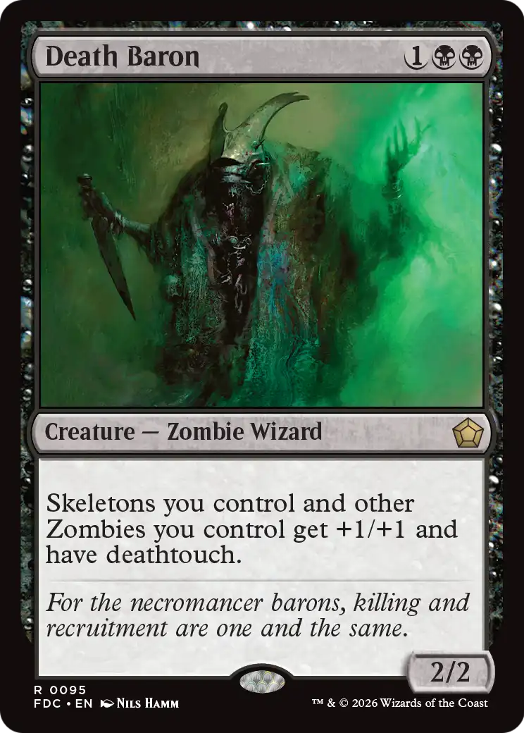 Death Baron [Foundations Commander] | Anubis Games and Hobby