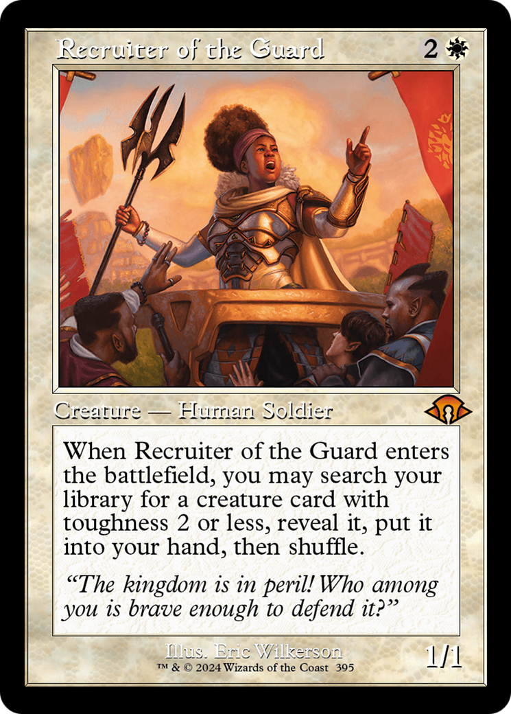 Recruiter of the Guard (Retro) [Modern Horizons 3] | Anubis Games and Hobby