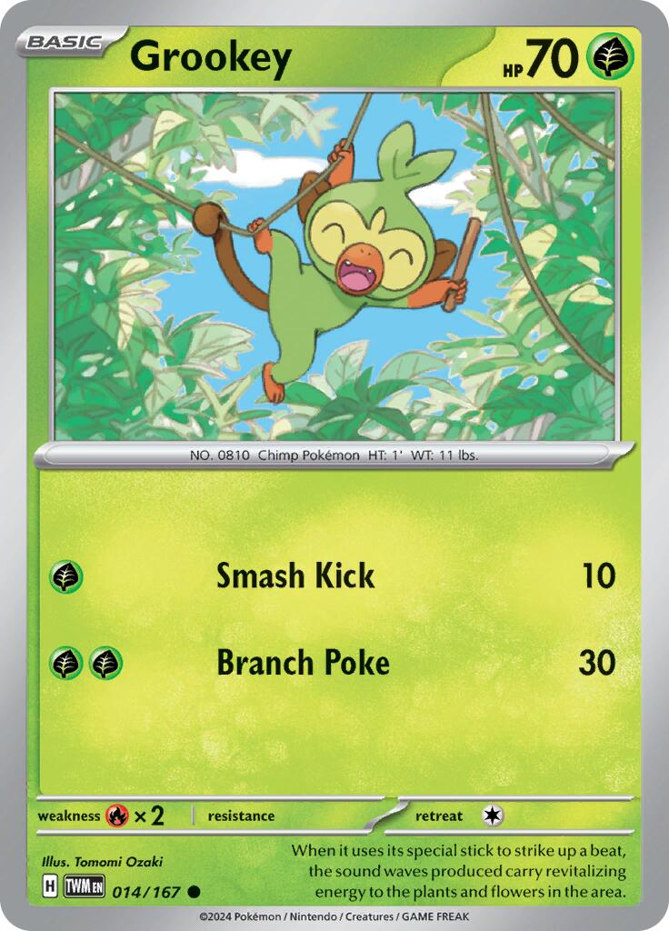 Grookey (014/167) [Scarlet & Violet: Twilight Masquerade] | Anubis Games and Hobby