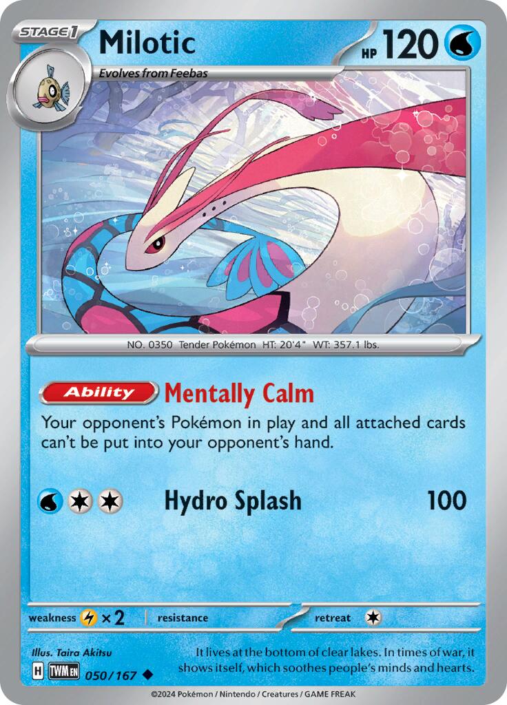 Milotic (050/167) [Scarlet & Violet: Twilight Masquerade] | Anubis Games and Hobby