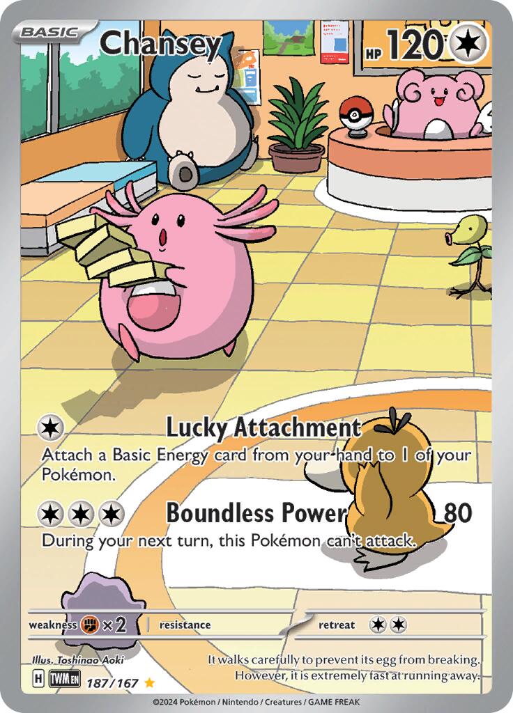 Chansey (187/167) [Scarlet & Violet: Twilight Masquerade] | Anubis Games and Hobby