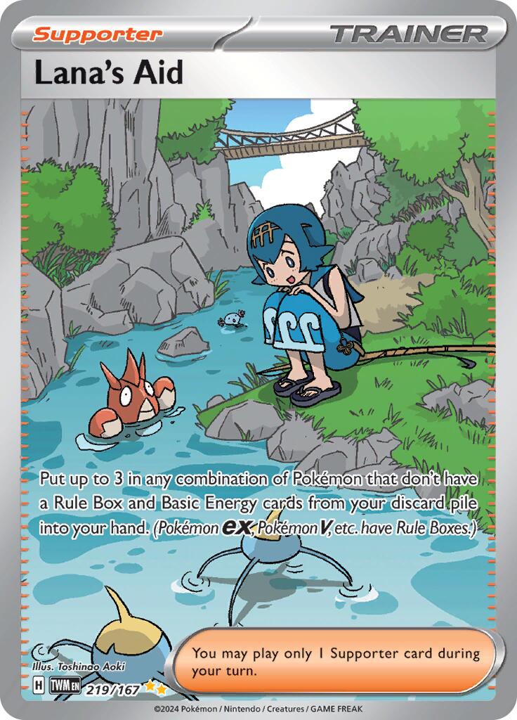 Lana's Aid (219/167) [Scarlet & Violet: Twilight Masquerade] | Anubis Games and Hobby