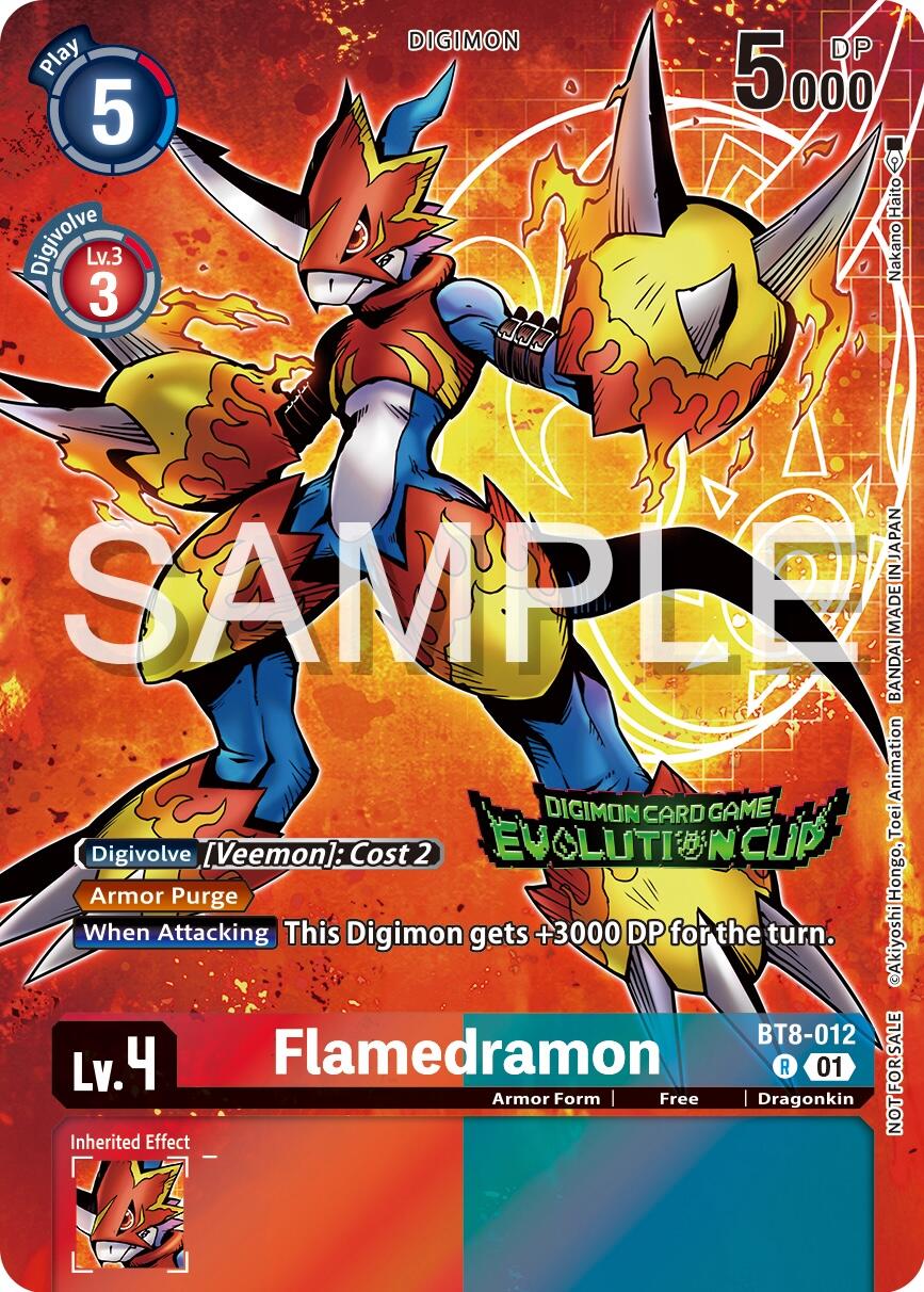 Flamedramon [BT8-012] (2024 Evolution Cup) [New Awakening Promos] | Anubis Games and Hobby