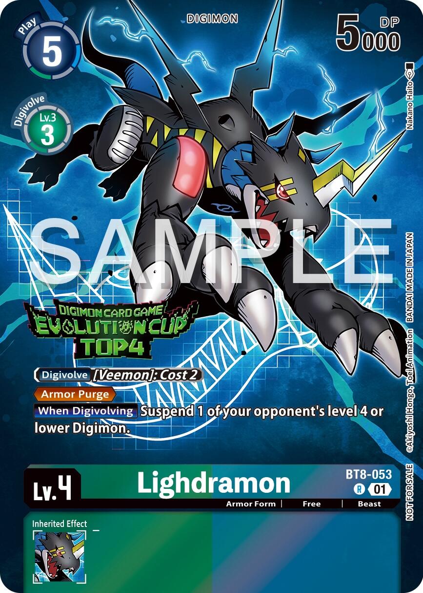 Lighdramon [BT8-053] (2024 Evolution Cup Top 4) [New Awakening Promos] | Anubis Games and Hobby