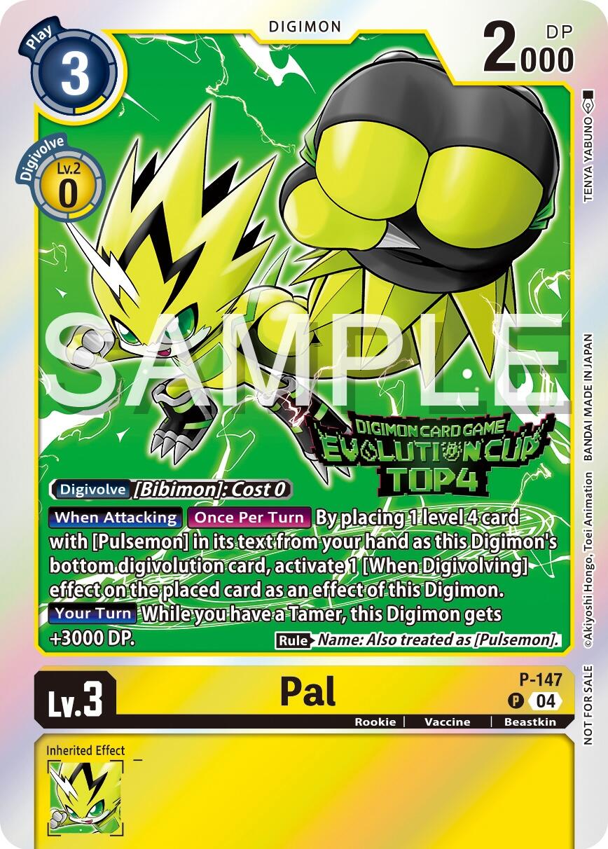 Pal [P-147] (2024 Evolution Cup Top 4) [Promotional Cards] | Anubis Games and Hobby