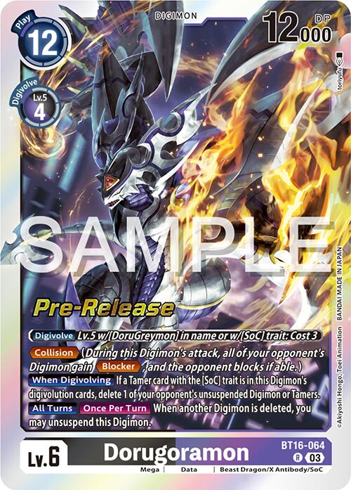 Dorugoramon [BT16-064] [Beginning Observer Pre-Release Promos] | Anubis Games and Hobby