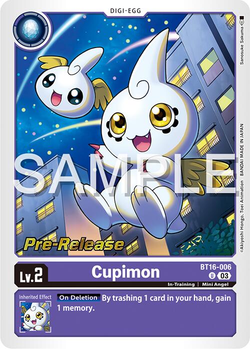 Cupimon [BT16-006] [Beginning Observer Pre-Release Promos] | Anubis Games and Hobby