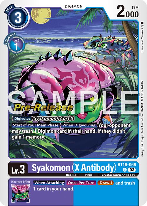 Syakomon (X Antibody) [BT16-066] [Beginning Observer Pre-Release Promos] | Anubis Games and Hobby