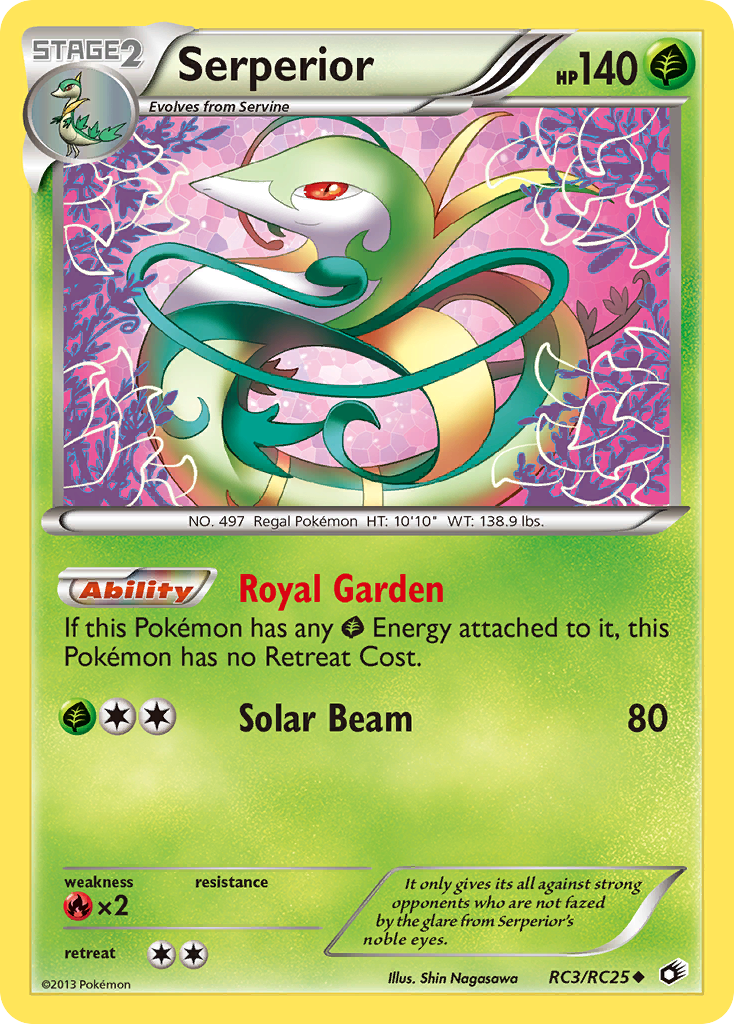 Serperior (RC3/RC25) [Black & White: Legendary Treasures] | Anubis Games and Hobby