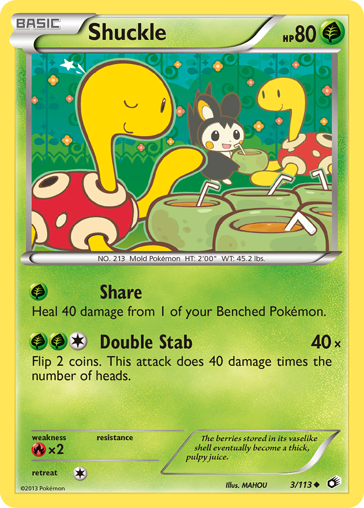 Shuckle (3/113) [Black & White: Legendary Treasures] | Anubis Games and Hobby