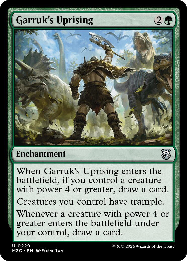 Garruk's Uprising [Modern Horizons 3 Commander] | Anubis Games and Hobby