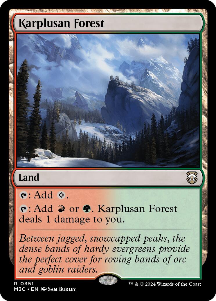 Karplusan Forest [Modern Horizons 3 Commander] | Anubis Games and Hobby