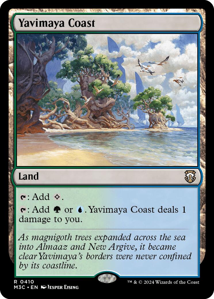 Yavimaya Coast [Modern Horizons 3 Commander] | Anubis Games and Hobby