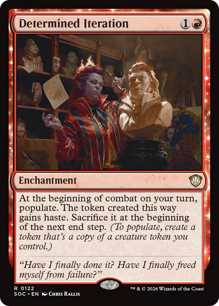 Determined Iteration [Secrets of Strixhaven Commander] | Anubis Games and Hobby