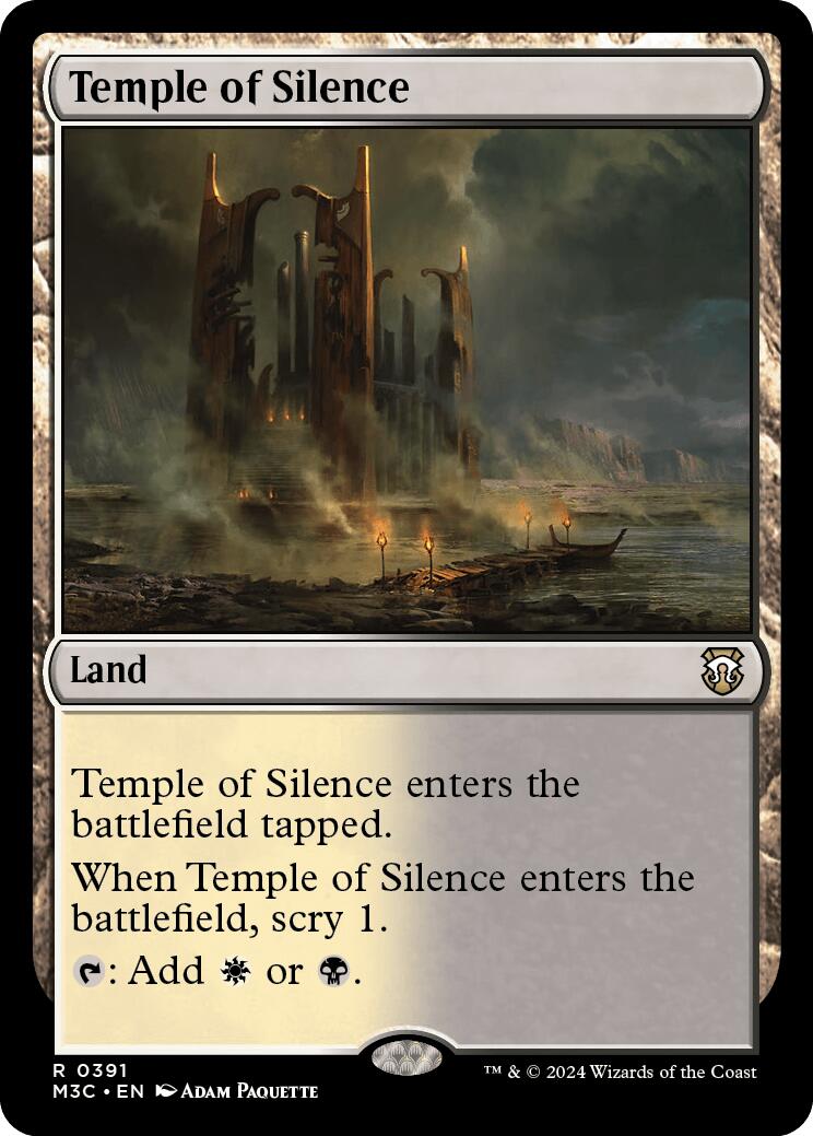 Temple of Silence [Modern Horizons 3 Commander] | Anubis Games and Hobby