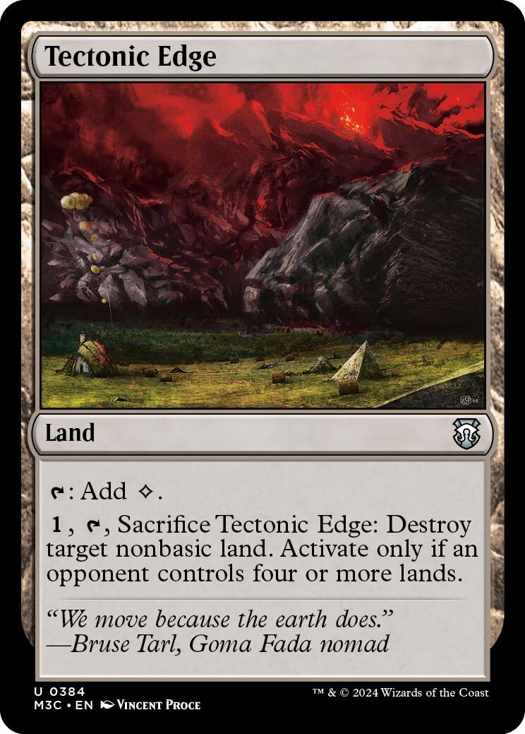 Tectonic Edge [Modern Horizons 3 Commander] | Anubis Games and Hobby