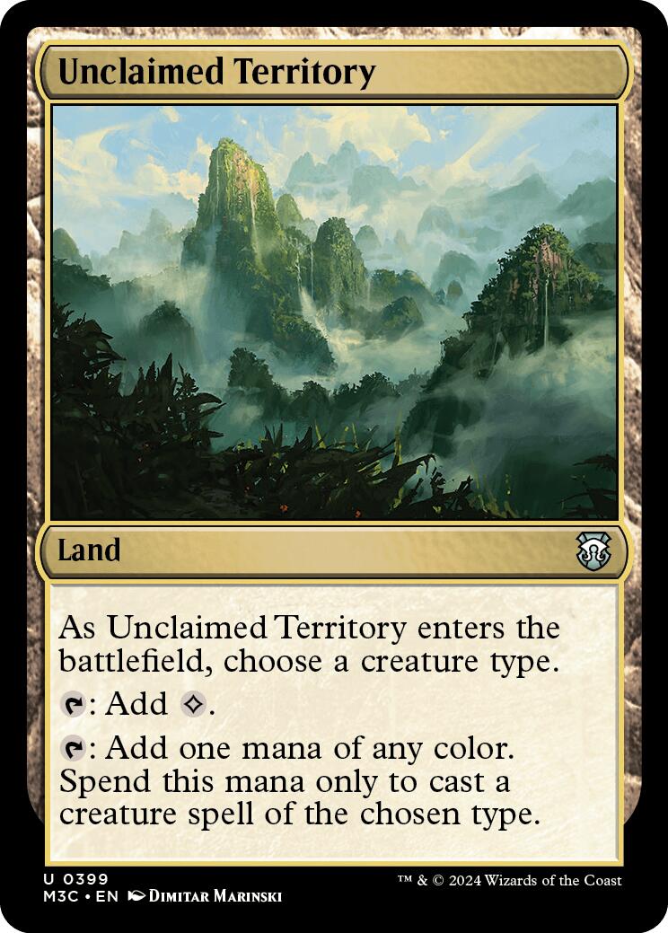 Unclaimed Territory [Modern Horizons 3 Commander] | Anubis Games and Hobby